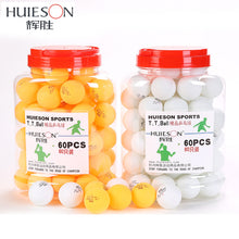 Huieson 60pcs/barrel Professional 3 Star Table Tennis Balls 40mm 2.9g Ping Pong Ball Yellow White for Table Tennis Game Training