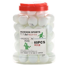 Huieson 60pcs/barrel Professional 3 Star Table Tennis Balls 40mm 2.9g Ping Pong Ball Yellow White for Table Tennis Game Training