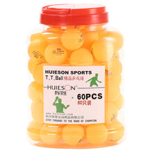 Huieson 60pcs/barrel Professional 3 Star Table Tennis Balls 40mm 2.9g Ping Pong Ball Yellow White for Table Tennis Game Training
