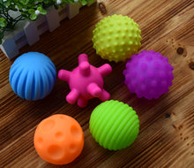 4-6pcs Textured Multi Ball Set develop baby's tactile senses toy Baby touch hand ball toys baby training ball Massage soft ball